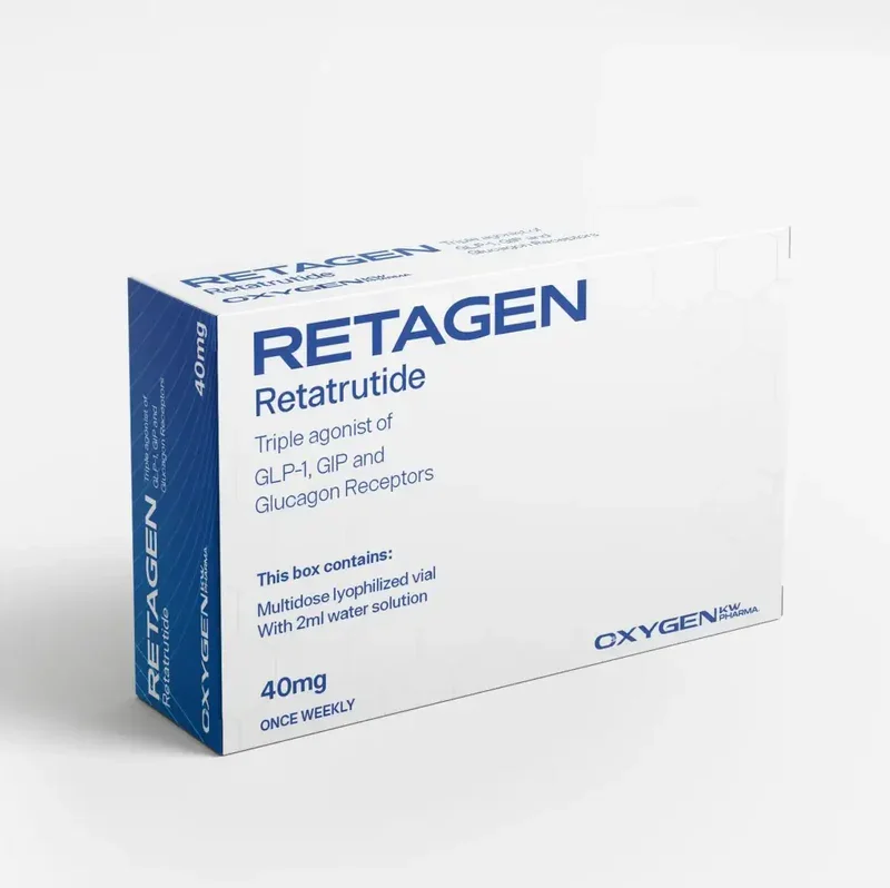 PEPTÍDEO OXYGEN RETATRUTIDE 40MG - 01 VIAL